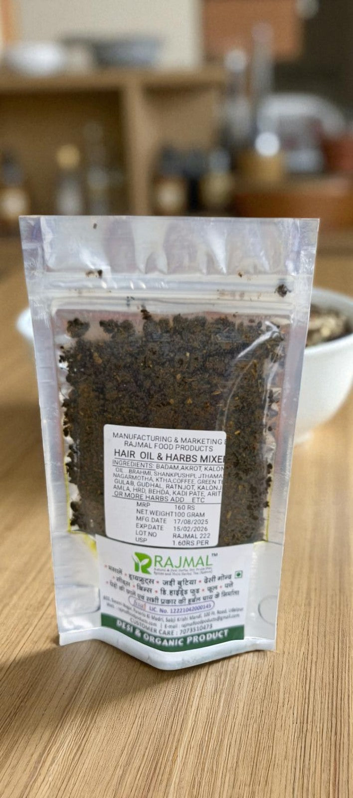 Herbal Oil & Hair Mixer